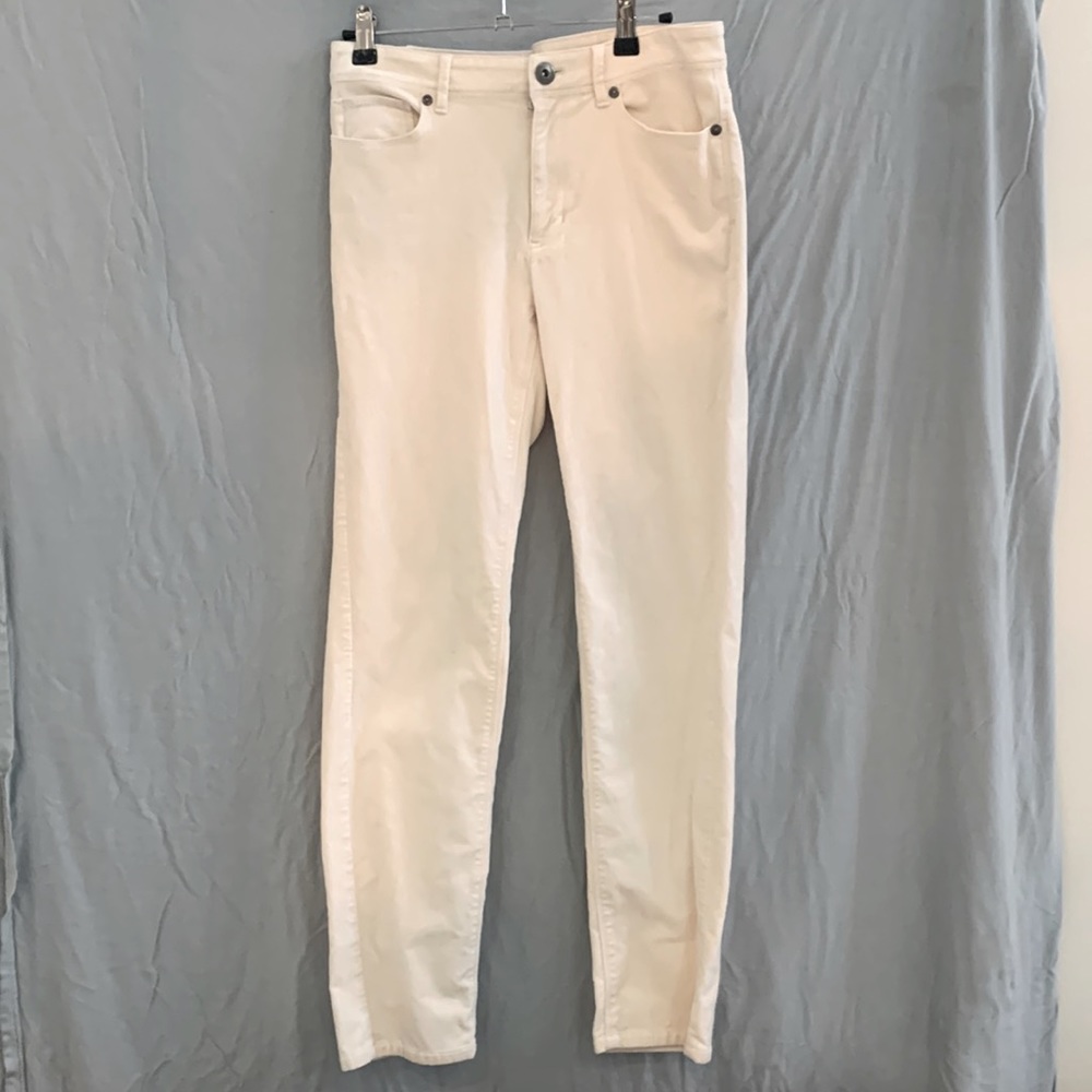 J. Jill ivory velour/ velvet pants - size 6